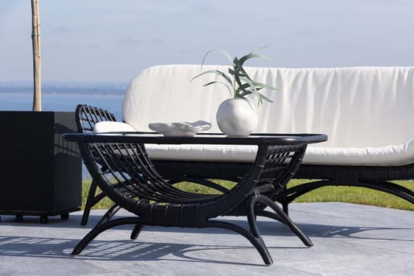 Moana hagebord sidebord 60x96cm svart.