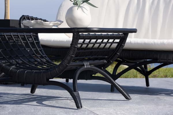 Moana hagebord sidebord 60x96cm svart.