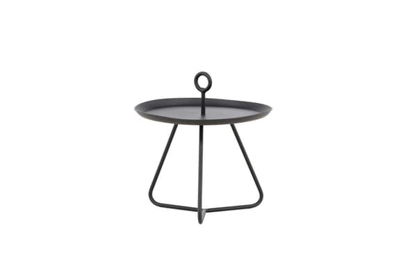 Pamplona hagebord sidebord Ø40 svart.
