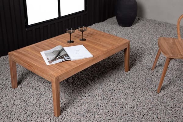 Amlan havebord 70x110cm natur.