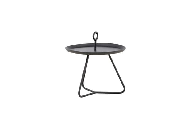 Pamplona havebord sidebord Ø40 sort.
