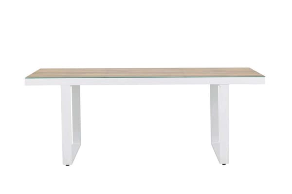 Merlo havebord 90x200cm hvid.