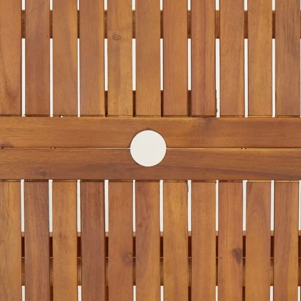vidaXL Hopfällbart trädgårdsbord 90x90x75 cm massivt akaciaträ