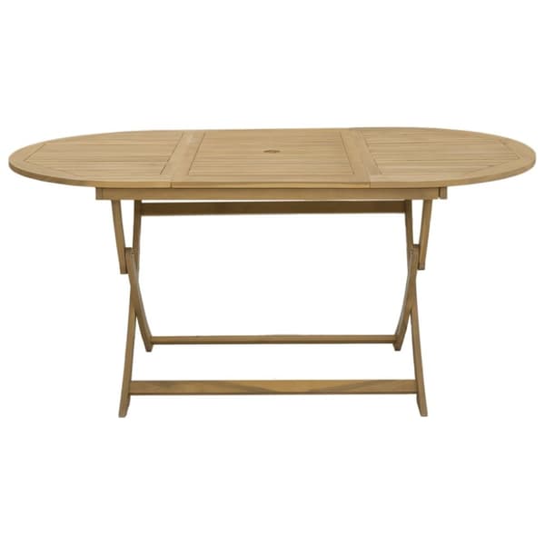 vidaXL Sammenleggbart hagebord 160x85x75 cm heltre akasie