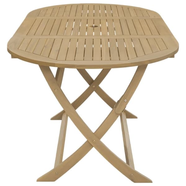 vidaXL Sammenleggbart hagebord 160x85x75 cm heltre akasie