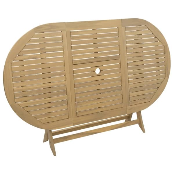 vidaXL Sammenleggbart hagebord 160x85x75 cm heltre akasie
