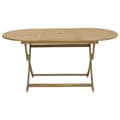 Miniatyrbillede 3 af 9: vidaXL foldbart havebord 160x85x75 cm massivt akacietræ