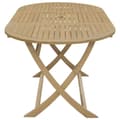 Miniatyrbillede 4 af 9: vidaXL foldbart havebord 160x85x75 cm massivt akacietræ
