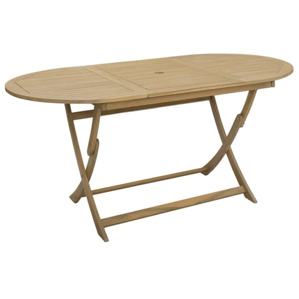 vidaXL foldbart havebord 160x85x75 cm massivt akacietræ