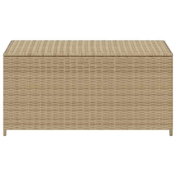 vidaXL Putekasse blandet beige 190L cm polyrotting