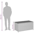 Miniatyrbilde 10 av 11: vidaXL Putekasse blandet beige 190L cm polyrotting