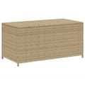 Miniatyrbilde 2 av 11: vidaXL Putekasse blandet beige 190L cm polyrotting