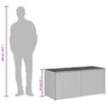 Miniatyrbild 10 av 11: vidaXL Dynbox blandad beige 283L konstrotting