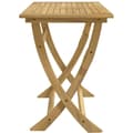 Miniatyrbilde 6 av 10: vidaXL Sammenleggbart hagebord 110x55x75 cm heltre akasie