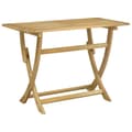 Miniatyrbilde 7 av 10: vidaXL Sammenleggbart hagebord 110x55x75 cm heltre akasie