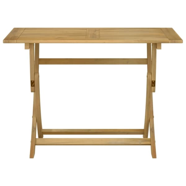 vidaXL foldbart havebord 110x55x75 cm massivt akacietræ
