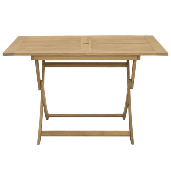 vidaXL foldbart havebord 120x70x75 cm massivt akacietræ