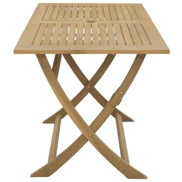 vidaXL foldbart havebord 120x70x75 cm massivt akacietræ