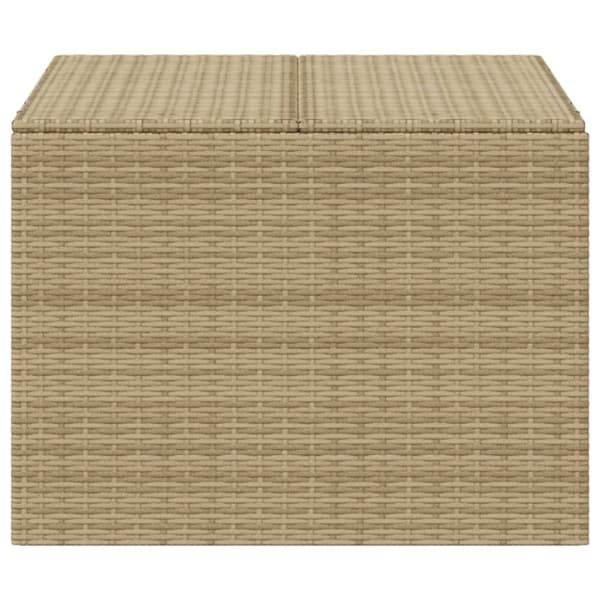 vidaXL Puutarhan säilytyslaatikko beige sekoitus 291 l polyrottinki