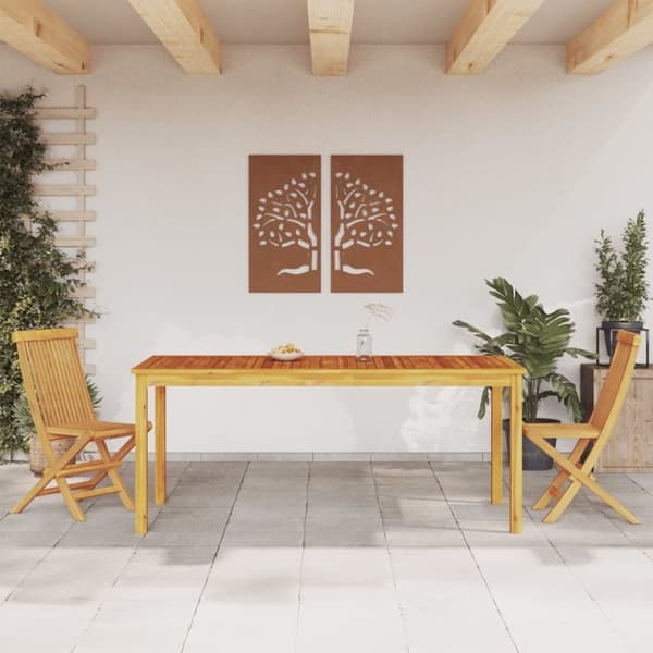 vidaXL Utendørs spisebord 180x90x75 cm heltre akasie