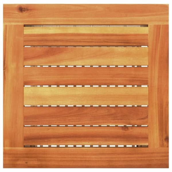vidaXL Hagebord beige 40x40x42 cm polyrotting og akasie