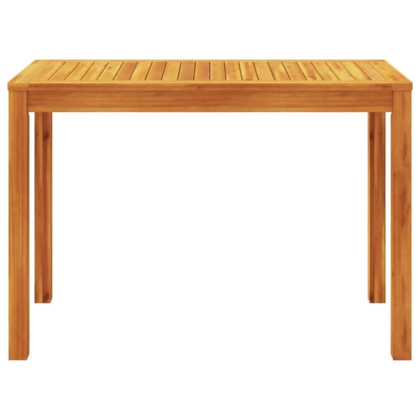 vidaXL Matbord för trädgården 110x55x75 cm massivt akaciaträ