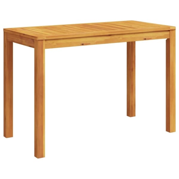 vidaXL Matbord för trädgården 110x55x75 cm massivt akaciaträ