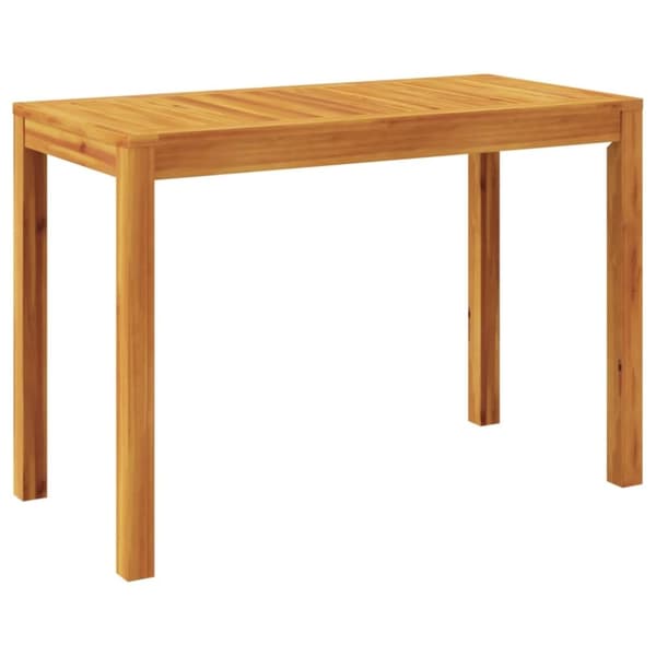 vidaXL Matbord för trädgården 110x55x75 cm massivt akaciaträ