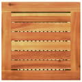Miniatyrbild 6 av 10: vidaXL Trädgårdsbord svart 40x40x42 cm konstrotting akaciaträ
