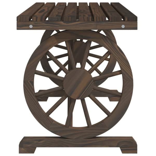 vidaXL Trädgårdsbord 115x55x65 cm massiv furu