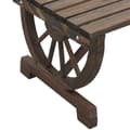 Miniatyrbild 6 av 9: vidaXL Trädgårdsbord 115x55x65 cm massiv furu