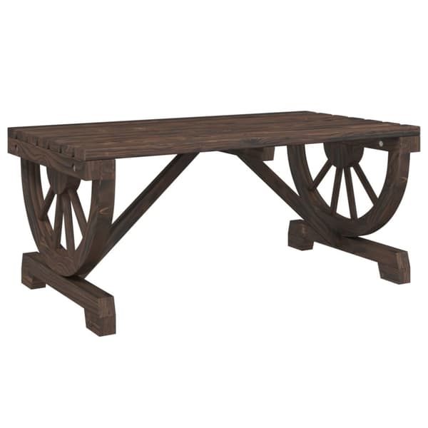 vidaXL Salongbord for hage 90x50x40 cm heltre gran