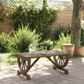 Miniatyrbilde 2 av 9: vidaXL Salongbord for hage 90x50x40 cm heltre gran