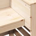 Miniatyrbilde 6 av 9: vidaXL Utendørs barbord 113,5x50x103 cm heltre furu