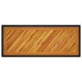 Miniatyrbilde 7 av 11: vidaXL Hagebord med treplate svart 100x40x75 cm polyrotting