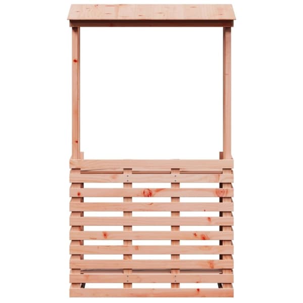 vidaXL Ulkobaaripöytä katolla 112,5x57x195,5 cm täysi mänty