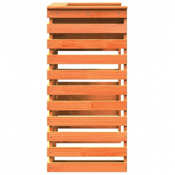 vidaXL udendørs barbord 113,5x50x103 cm massivt fyrretræ brun