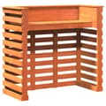 Miniatyrbillede 5 af 9: vidaXL udendørs barbord 113,5x50x103 cm massivt fyrretræ brun