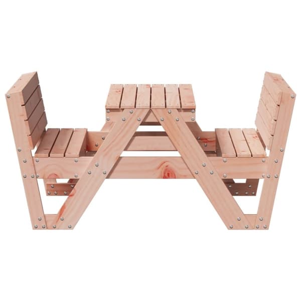 vidaXL Picknickbord för barn 88x122x58 cm massivt douglasträ