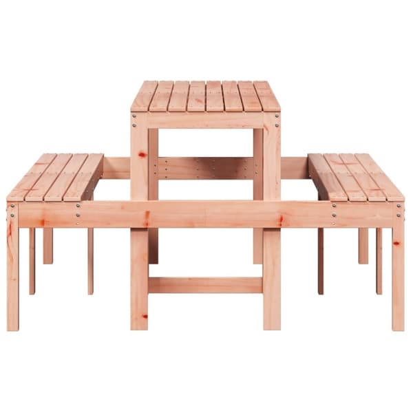 vidaXL picnicbord 160x134x75 cm massivt douglasgran