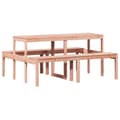 Miniatyrbillede 6 af 9: vidaXL picnicbord 160x134x75 cm massivt douglasgran