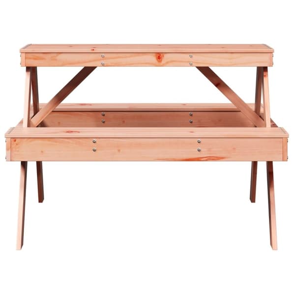 vidaXL Piknikbord 105x134x75 cm heltre douglasgran