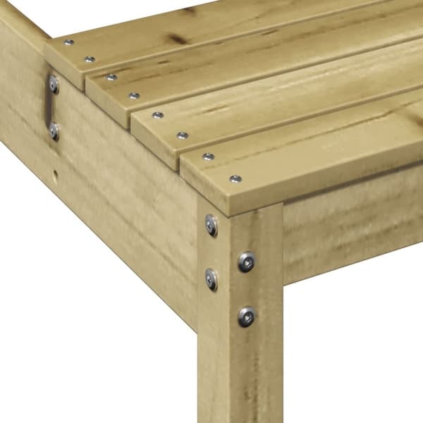 vidaXL Piknikbord 160x134x75 cm impregnert furu