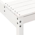 Miniatyrbillede 7 af 9: vidaXL picnicbord 160x134x75 cm massivt fyrretræ hvid