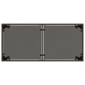 Miniatyrbillede 6 af 10: vidaXL havebord med glastop 115x54x74 cm polyrattan brun