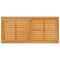 Miniatyrbilde 6 av 10: vidaXL Hagebord med topp i akasietre beige 115x54x74 cm polyrotting