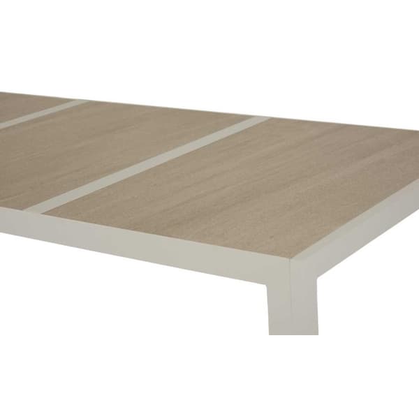 Kenny trädgårdsbord 91x196cm beige,grå.