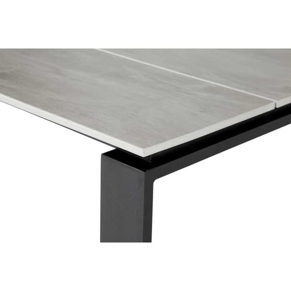 Martinus hagebord 100x210cm svart,grå.