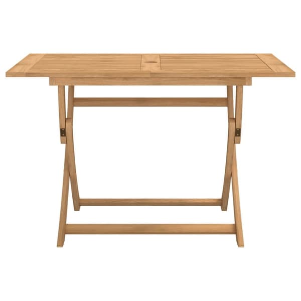 foldbart havebord 120x70x75 cm massivt akacietræ
