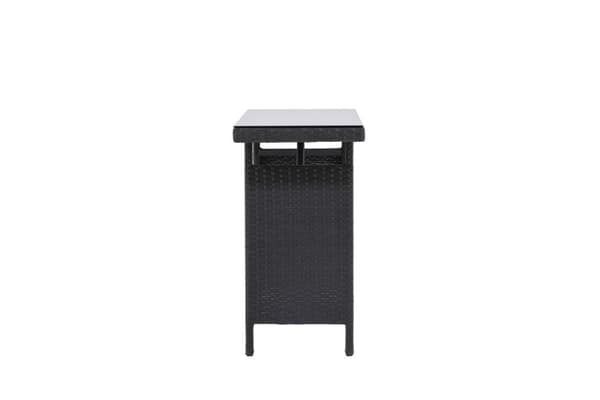 Padova havebord sidebord 40x120cm sort.